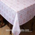 Dongguan trade assurance supplier 137cm PVC vinyl lace table covers